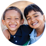 two smiling boys